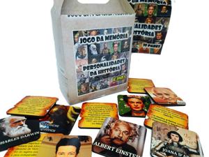 Aprendendo Personalidades da História Jogo da Memória 10 pares