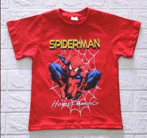 Camiseta Infantil Menino Estampa Personagem Homem Aranha  a mais vendida