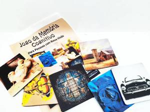 Jogo da Memória Cognitivo para idosos com baixa visão 10 pares