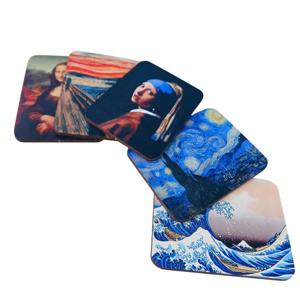 Jogo da Memória Educativo Pinturas e Pintores do Mundo de 10 pares em mdf