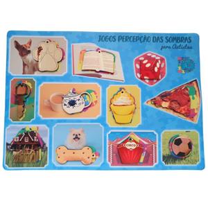 Jogo das Sombras Atividade Cognitiva para Autistas - Coleção TEA & AMOR