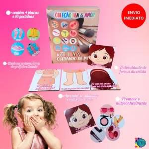 Jogo Para Meninas Autocuidado Divertido em MDF