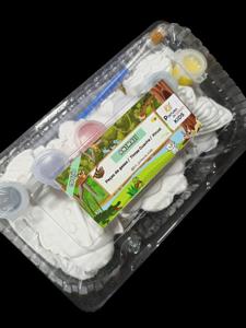 Kit Pintura de Gesso Kids ANIMAIS /  aniversário / diversão / lembrancinhas