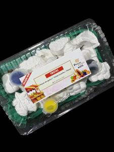 Kit Pintura de Gesso Kids FRUTAS / Coleção Mini / aniversário / diversão / lembrancinhas