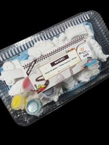 Kit Pintura de Gesso Kids MOTORES / Coleção Mini / aniversário / diversão / lembrancinhas