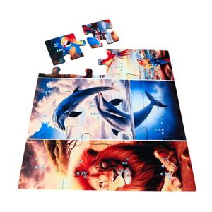 Quebra-cabeça Inclusivo Escrita em Braile 13 Peças